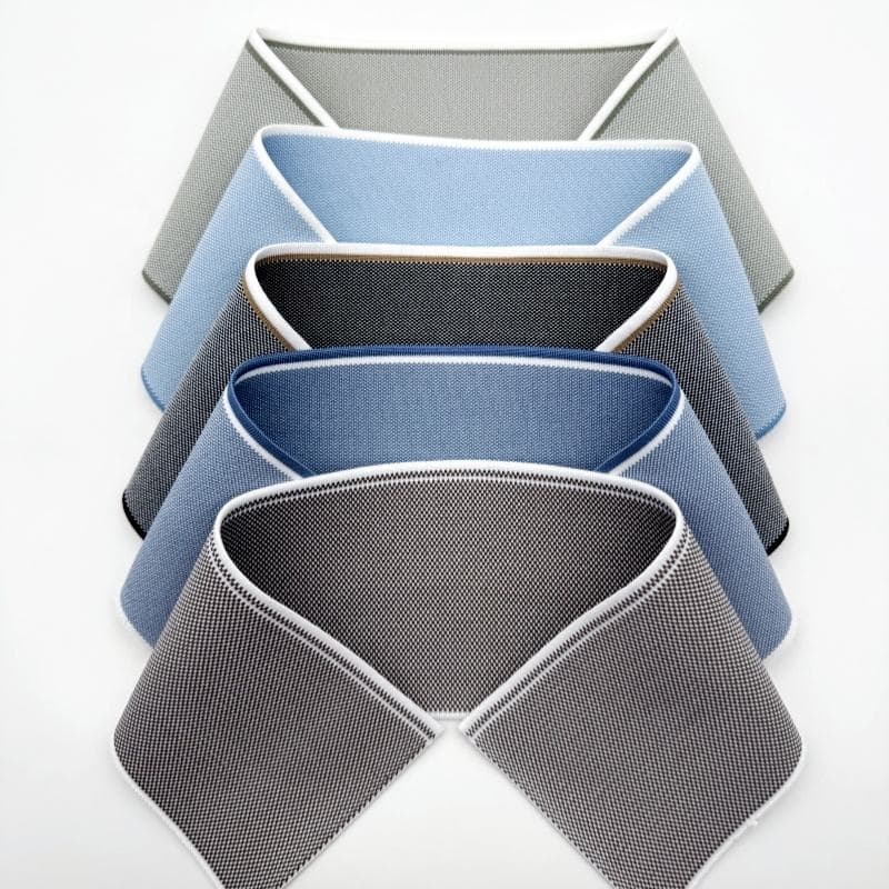 ODM High Quality Custom Fabric Neckline Jacquard Rib Knit Cuff Collar