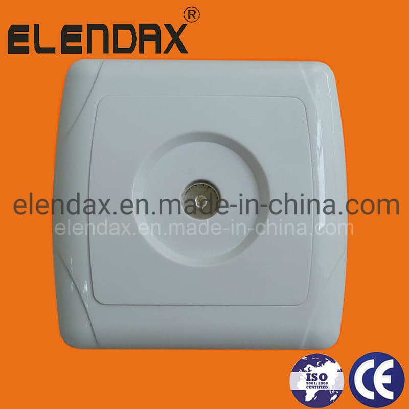Euro Style Flush Mounted Wall TV Socket (F3008)