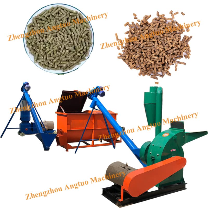 Durable Wood Pellet Production Machine Flat Die Pellet Machine Sale