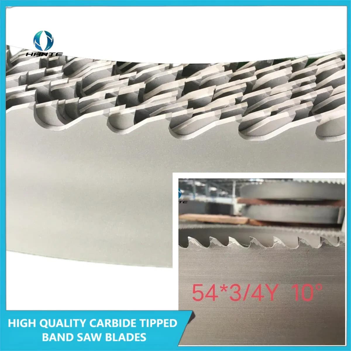 54*1.6*3/4titanium Alloy Carbide Hard Metal Steel Cutting Band Saw Blades