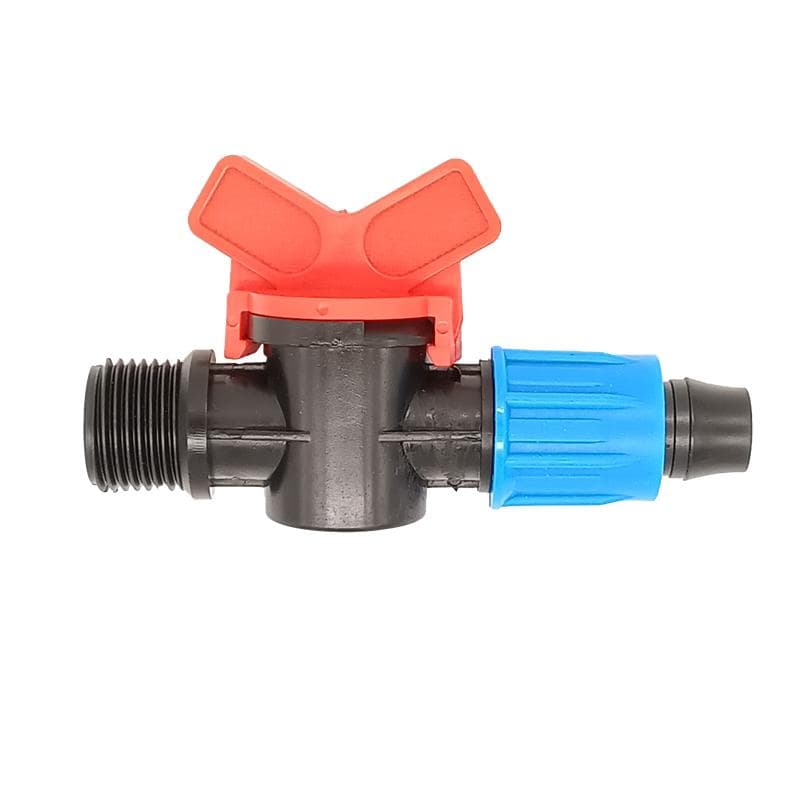 Lock Through Tube Valve Pipe Fittings for Greenhouse Irrigation