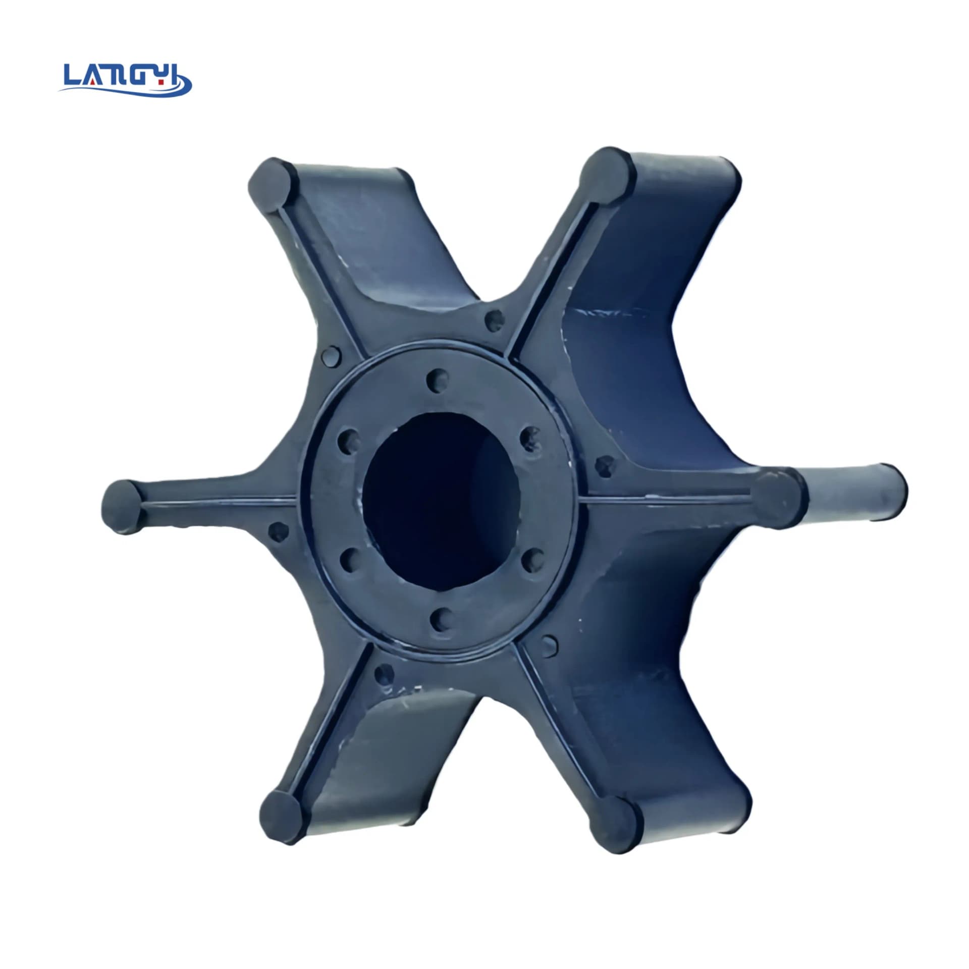 Water Pump Impeller with Key for Suzuki Outboard 2-Stroke Replaces