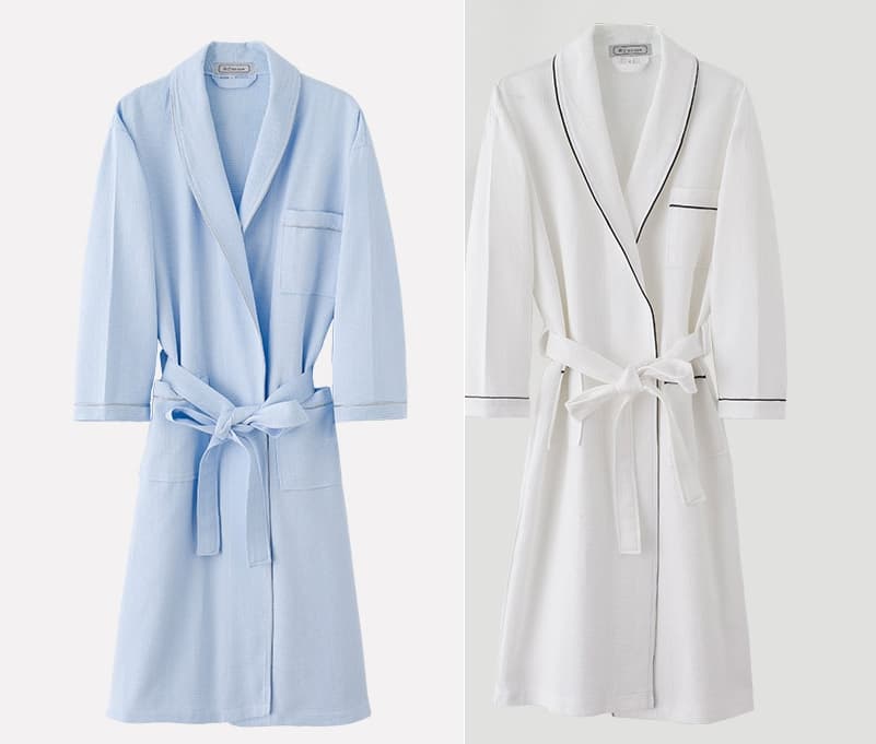Eco Friendly Hotel Bathrobe Durable Reusable Cotton Bathrobe OEM ODM Available