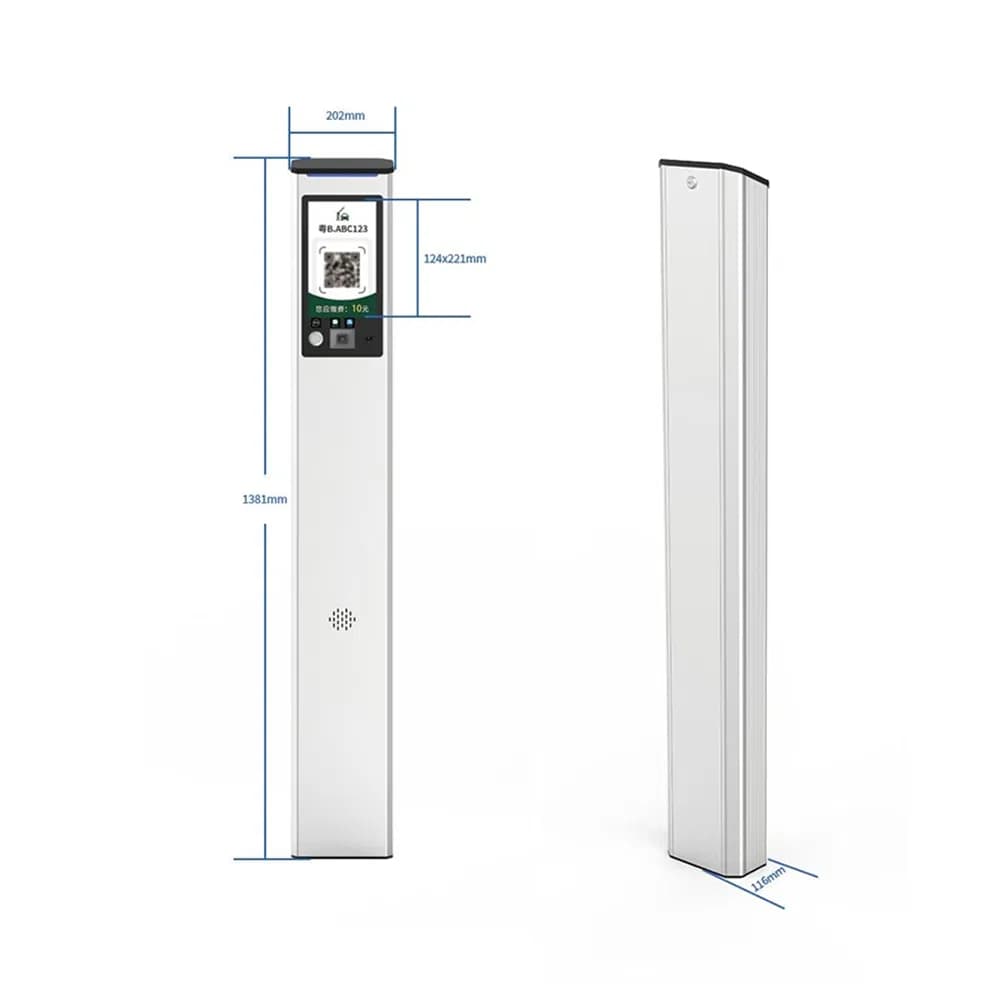 Gold Car Parking Barrier Access Control System Smart Mechanical Automatic Car Parking Sensors Equipment Car Parking System