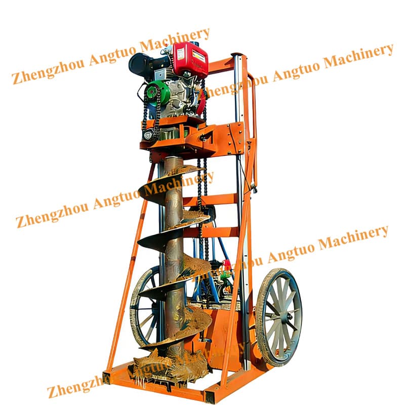 Long Service Electric Pile Driver Municipal Engineering Pole Erection Machine