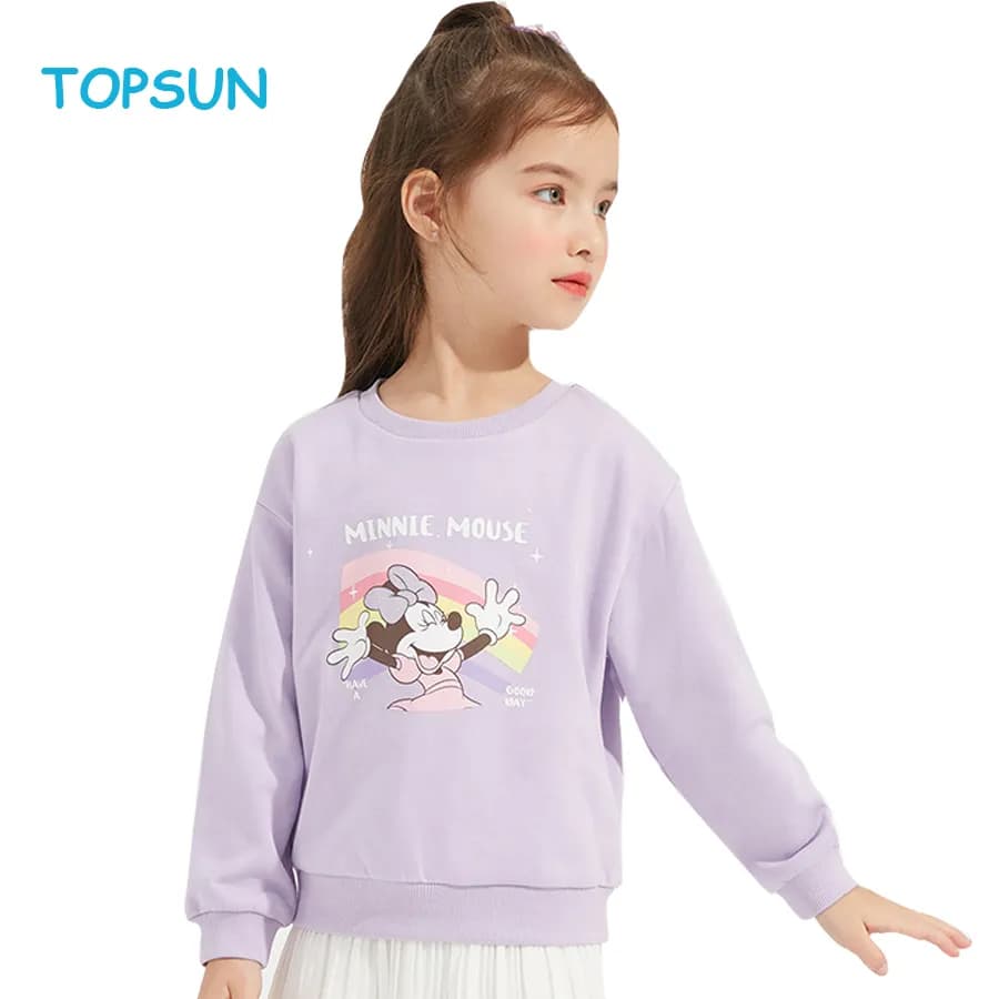 Casual Blouse Kid Girl Tops T-Shirt Jumpers Pullover Children Sweatshirts