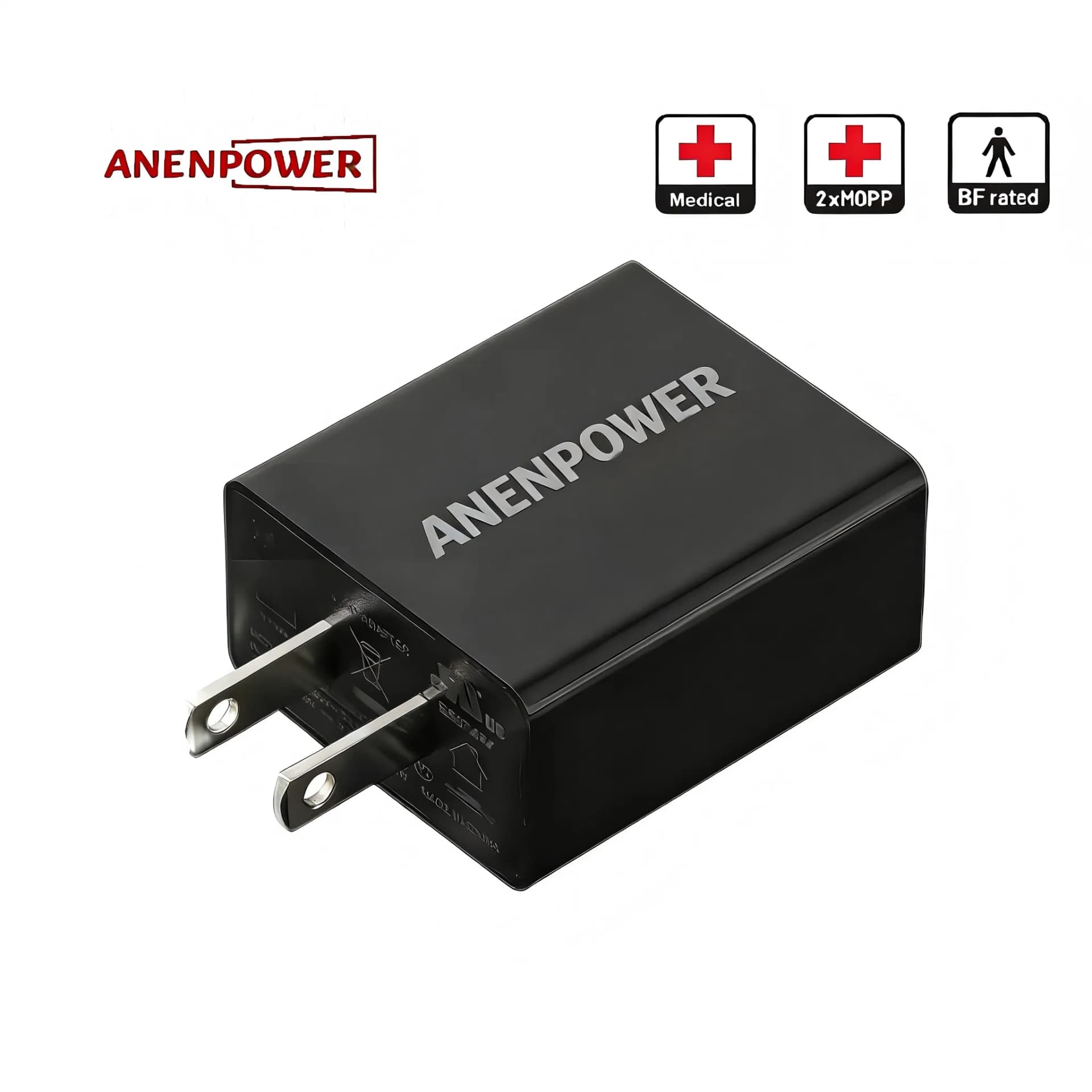 UL 60601-1 Certified Medical Power Adapter - 5V 2A Us Plug AC/DC Power Supply for Portable Patient Monitors
