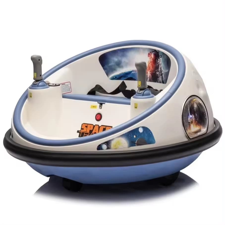 Hot Sale High Quality Children's Space Electric Starlight Ball Spinning Game Touch Children's Game Toy Stroller Electric Planet Bumper Car for Children