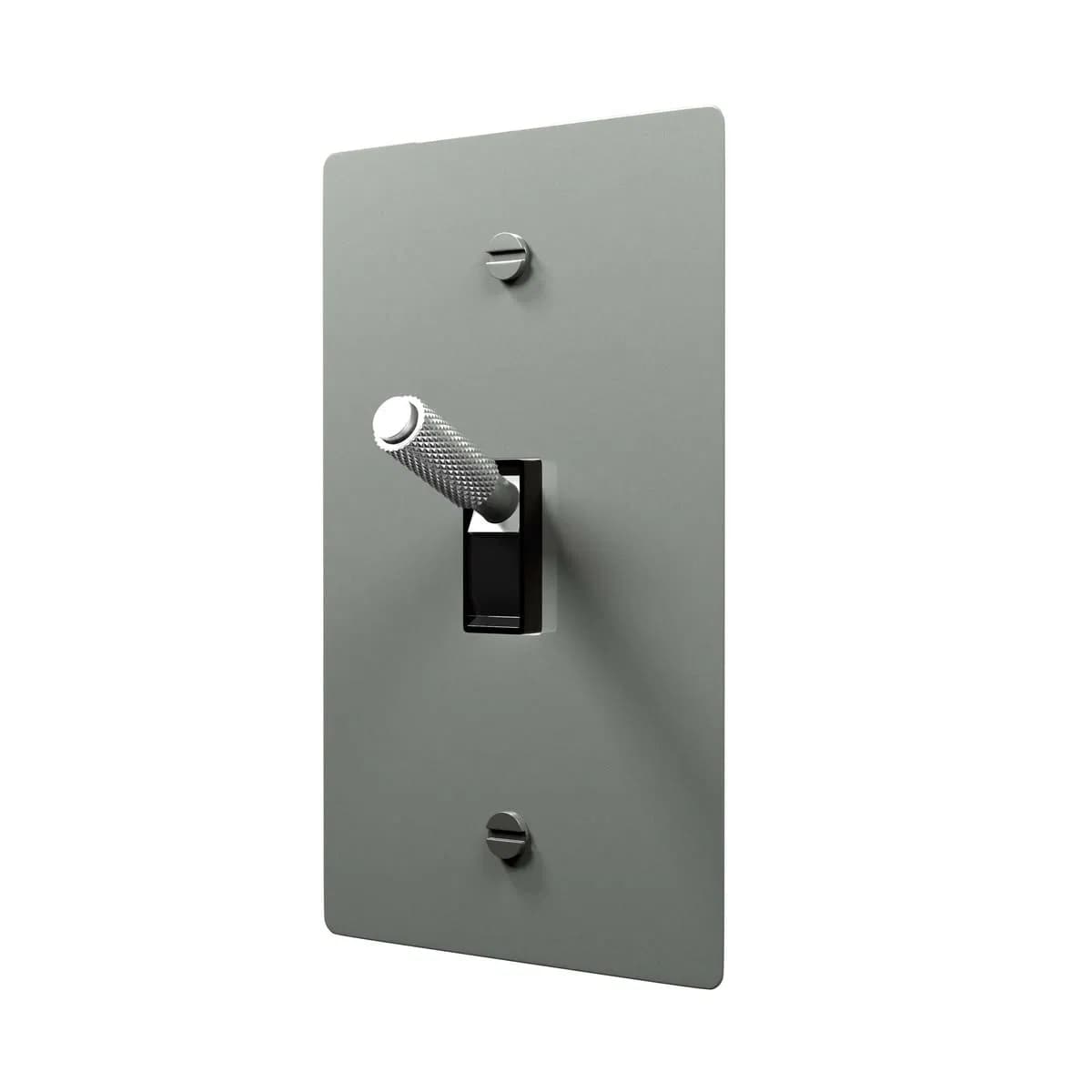 Modern Home Decor Stylish Knurled Brass Toggle Light Switch