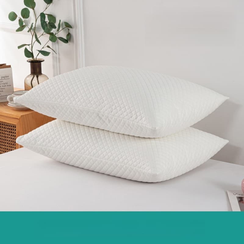 Luxury Air-Permeable Viscose 3D Air Layer Waterproof Pillow Cover Encasement with Zipper