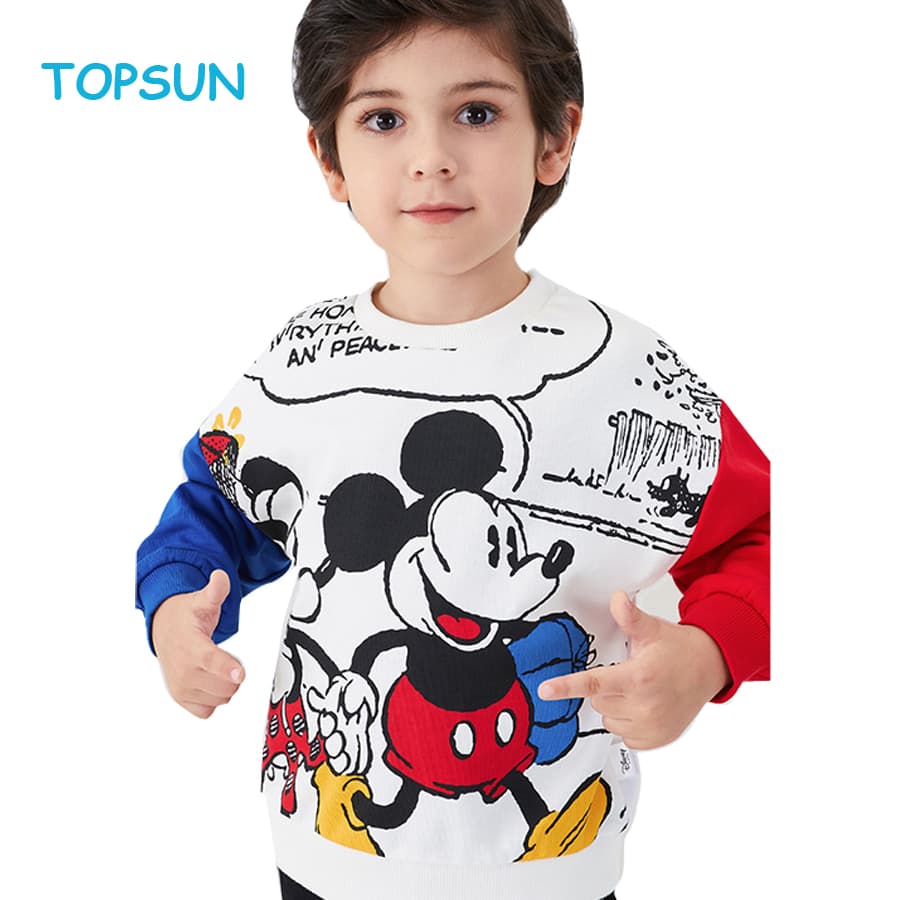 Casual Blouse Kid Boy Tops T-Shirt Sweatshirts Pullover Children Clothes