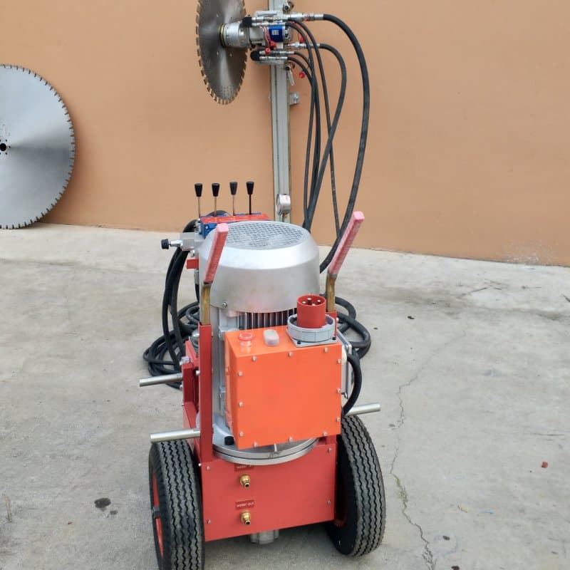 High Quality Automatic Block Cutter 1200mm Hydraulic Electric Concrete Cutting Wall Saw